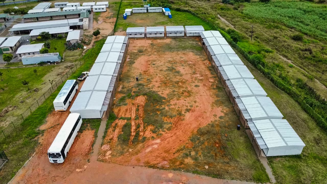 Modular Buildings Aerial View